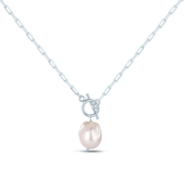 Gargantilla De Perla Natural Barroca