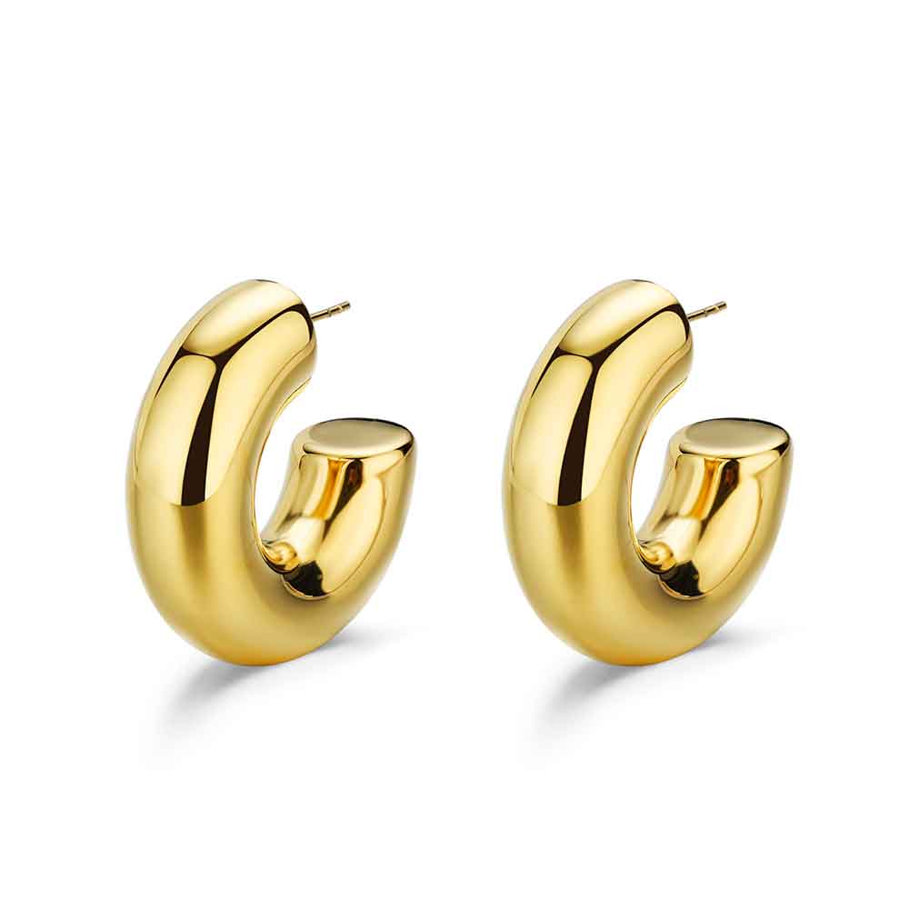 Aros ROCÍO MARTÍN: Brillo y Durabilidad en Oro 18kt