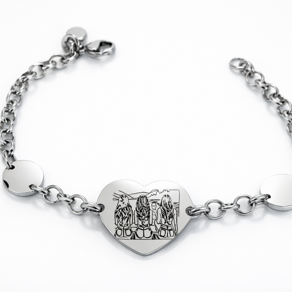 Pulsera de Acero Personalizada, Regalo especial | Sfinge