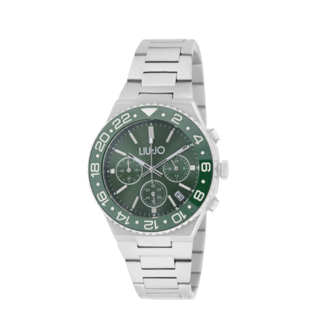 Reloj Liu Jo Wide Chrono Verde | Cronógrafo de Acero Inoxidable 41mm