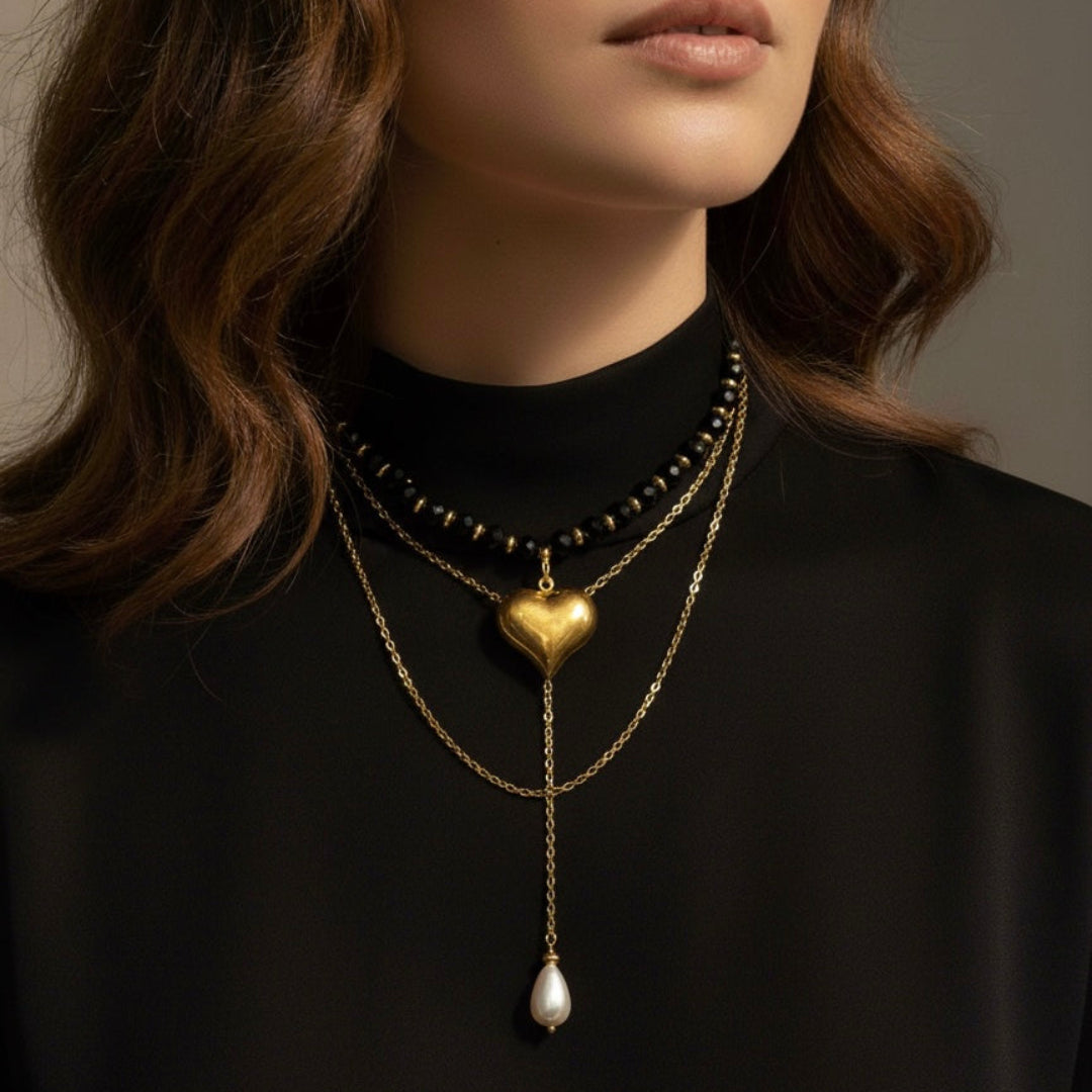 Gargantilla Corazón Noir