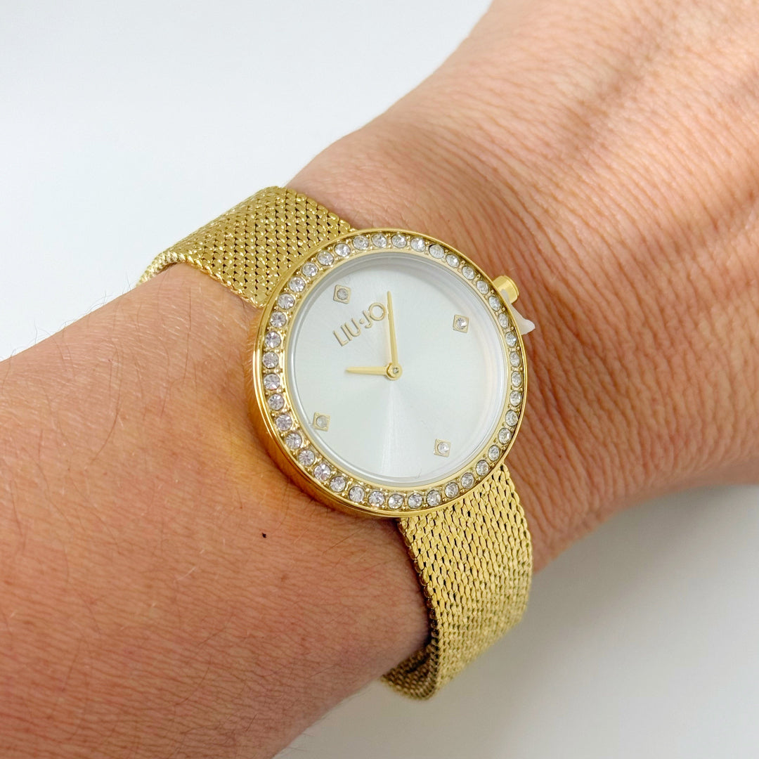 Reloj Liu Jo Dorado con Circonitas | Elegancia y Estilo Sofisticado