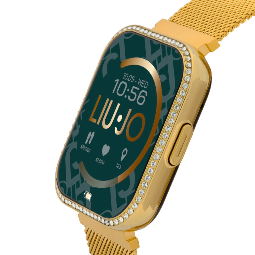 Smartwatch Liu Jo Dorado para Mujer | Reloj Inteligente con Monitor de Salud y Notificaciones