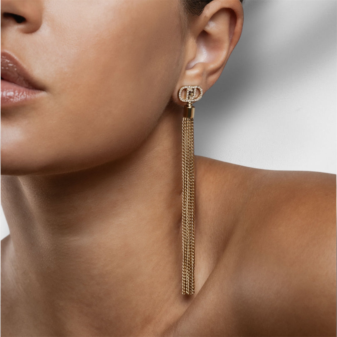 Pendientes Cadenitas dorado