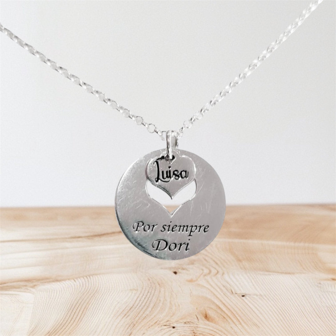 Gargantilla personalizada en plata-Un regalo especial