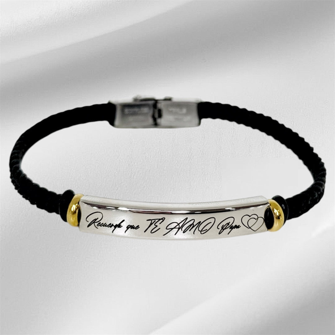 Pulsera personalizada bicolor