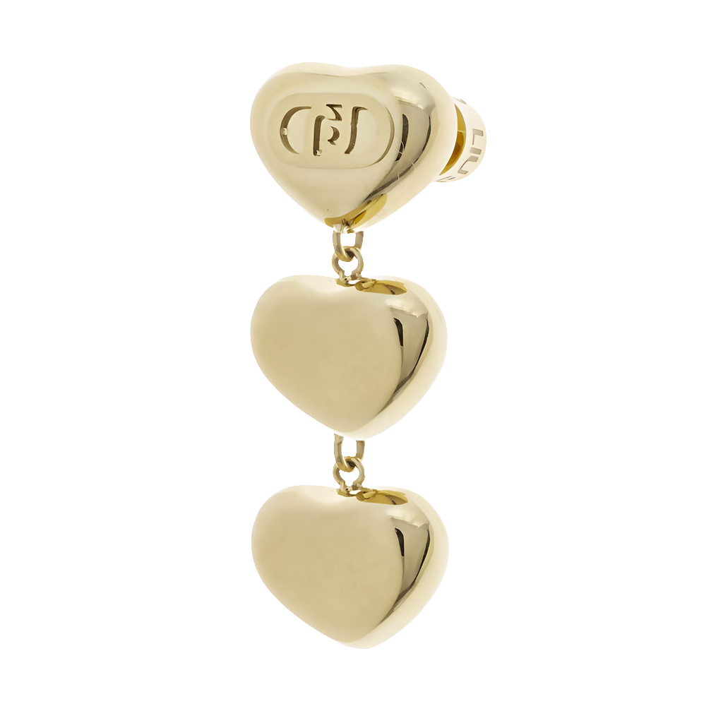 Pendientes largos con corazón