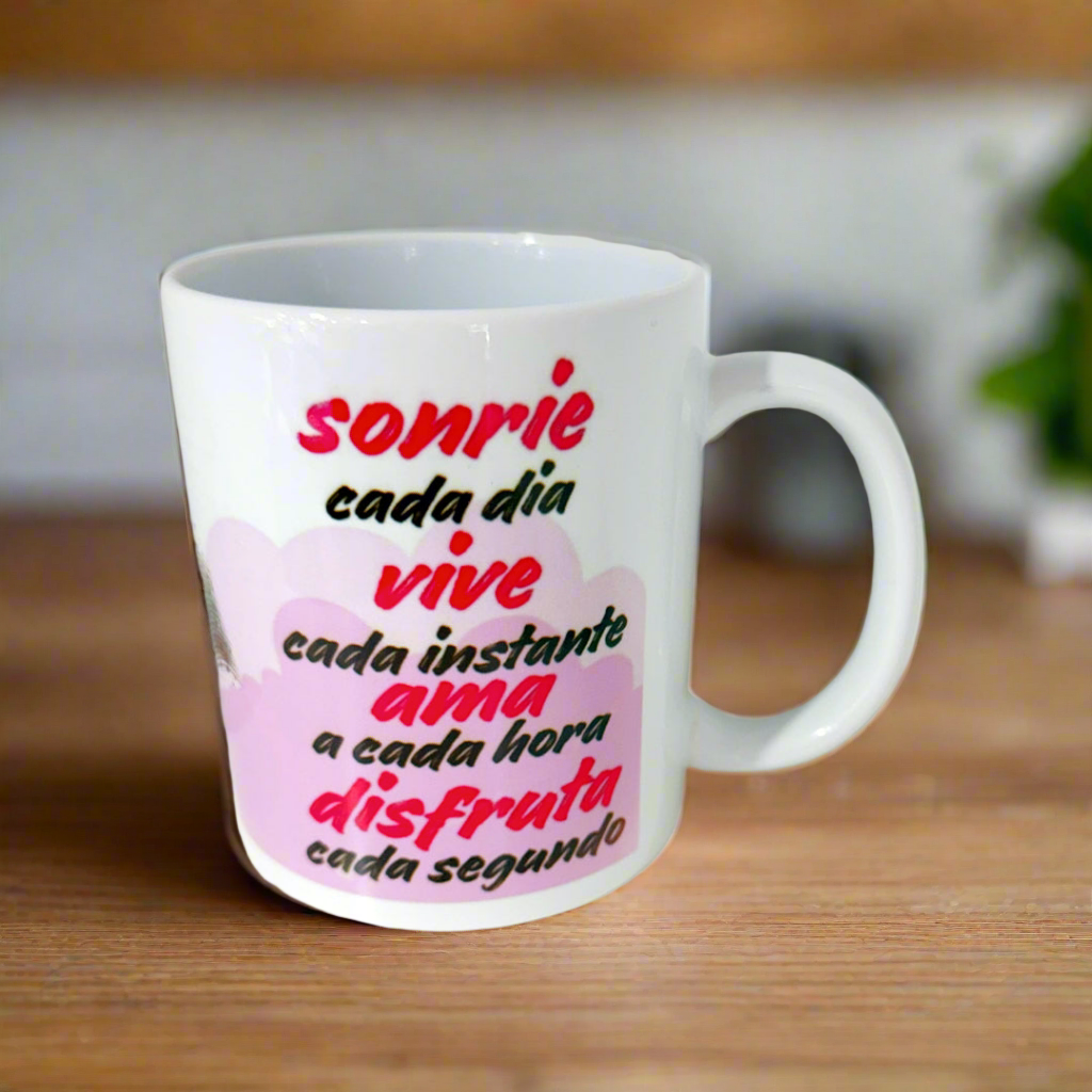 Taza Personalizada con Frase y Nombre – Diseño Musical Único