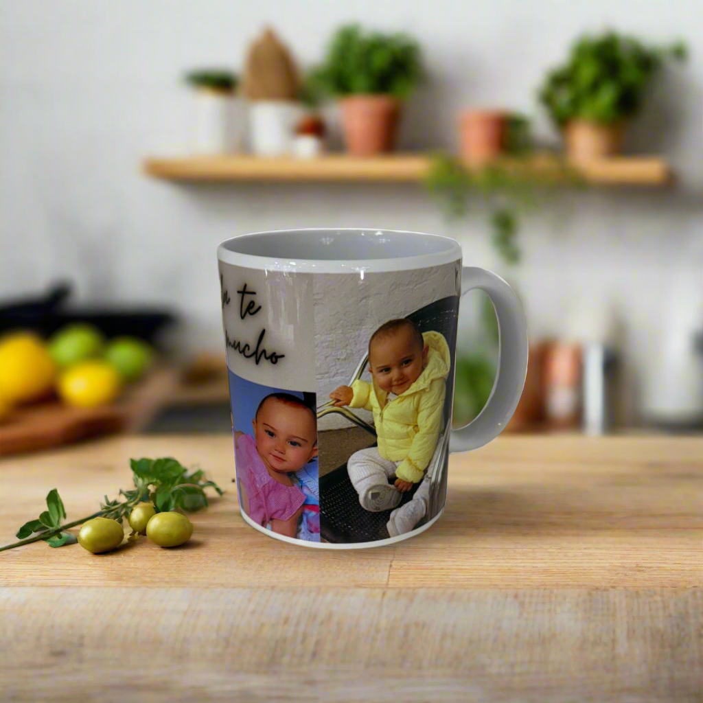 Taza Personalizada con Foto y Texto | Regalo Original y Funcional