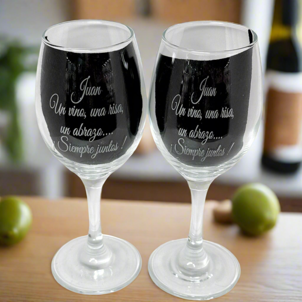 🍷 Copas de Vino Personalizadas – Un Brindis Inolvidable para Papá 🍷