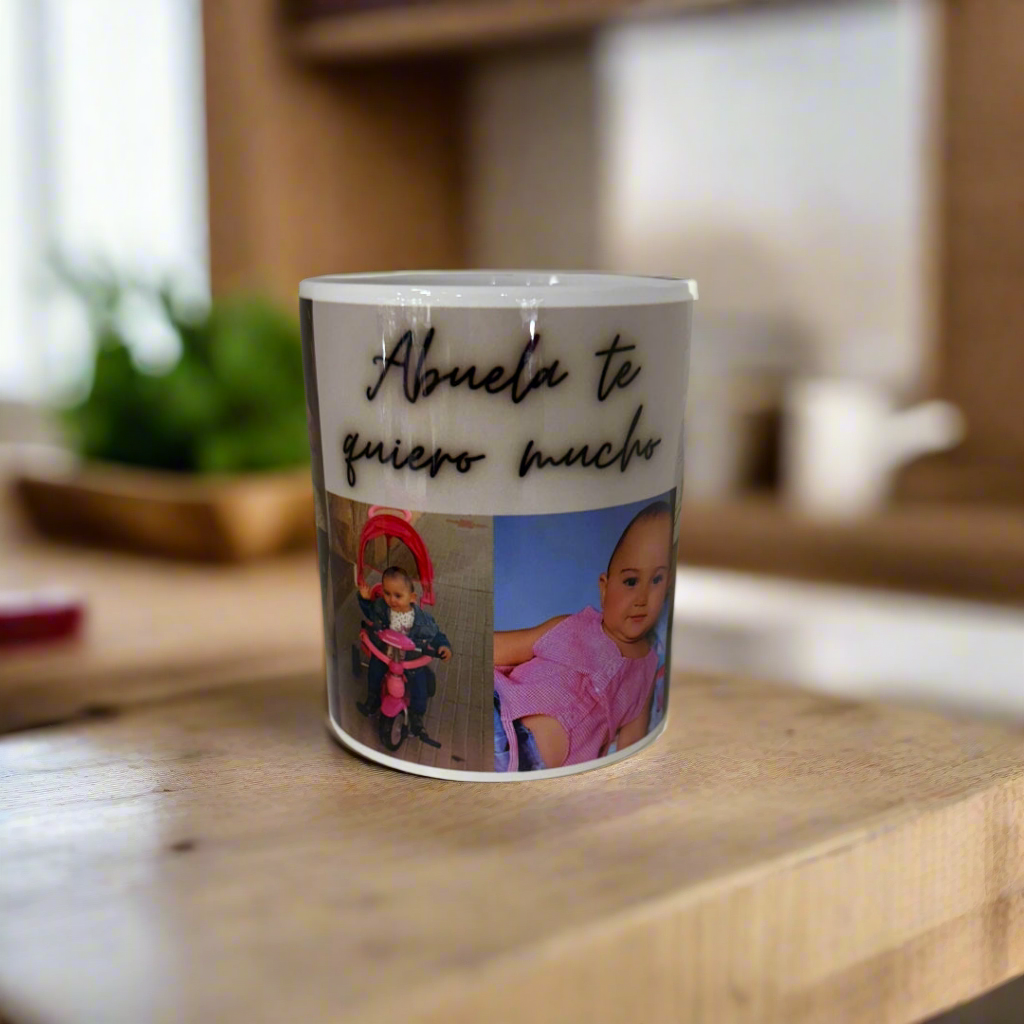 Taza Personalizada con Foto y Texto | Regalo Original y Funcional