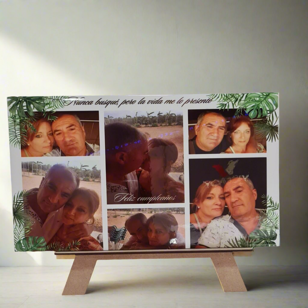 💖 Azulejo Personalizado 30x20 cm – Foto y Texto Únicos