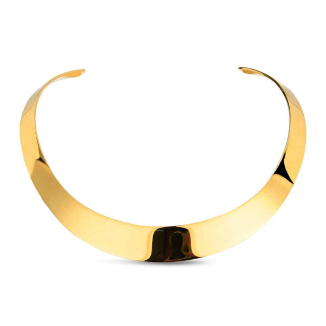 Collar choker Rocío Martín en acero 316L con baño de oro 18kt PVD, joya waterproof de alta durabilidad disponible en Sfinge