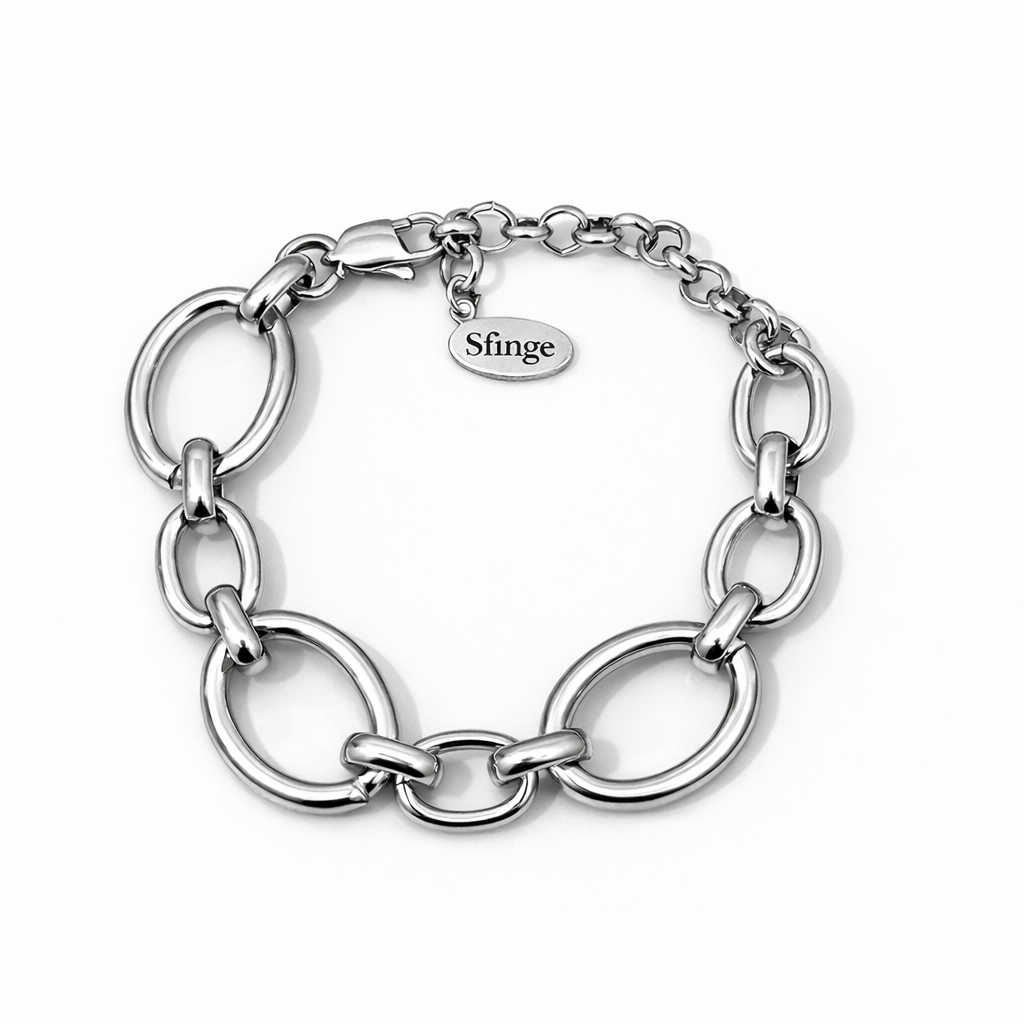 Pulsera aros maxi Sfinge Infinity con ampliación