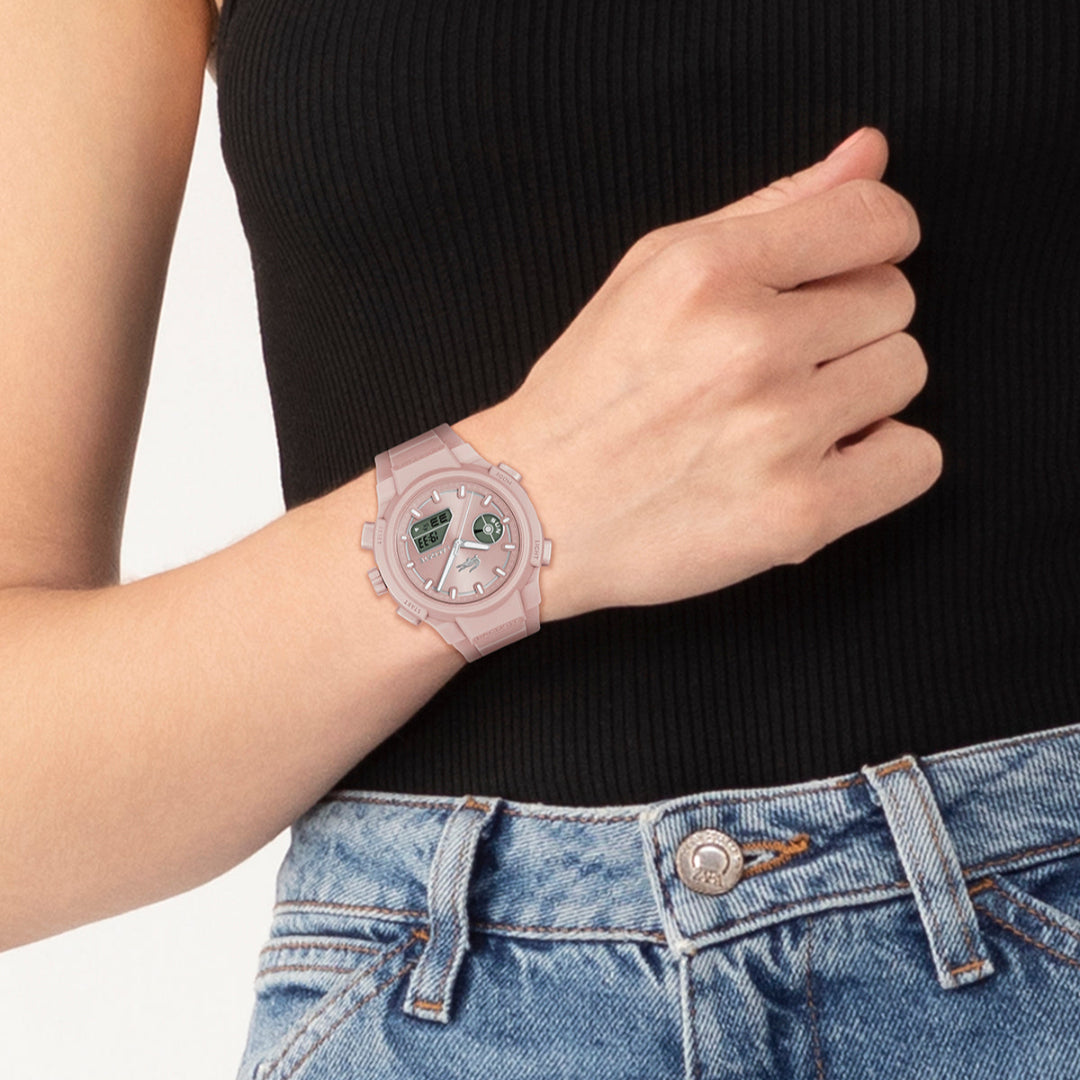 Reloj Lacoste LC33 rosa para mujer, analógico y digital, resistente al agua 10 ATM, Sfinge Joyas