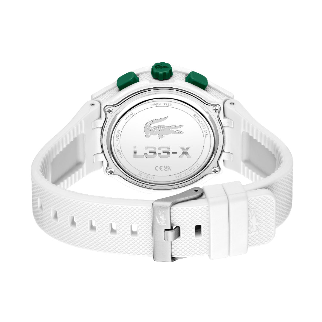Reloj Lacoste con Correa de Silicona Blanca