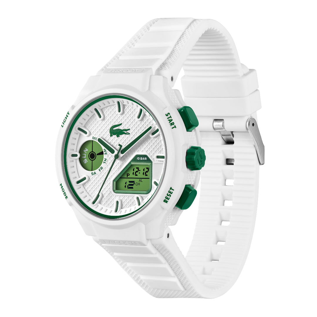 Reloj Lacoste con Correa de Silicona Blanca