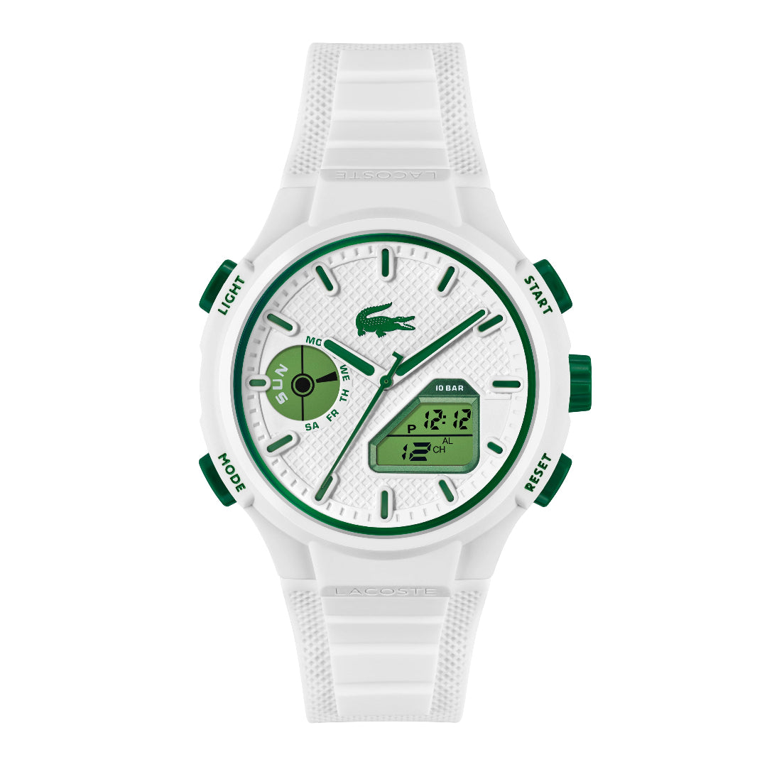 Reloj Lacoste con Correa de Silicona Blanca