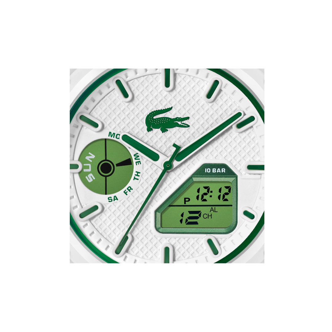 Reloj Lacoste con Correa de Silicona Blanca