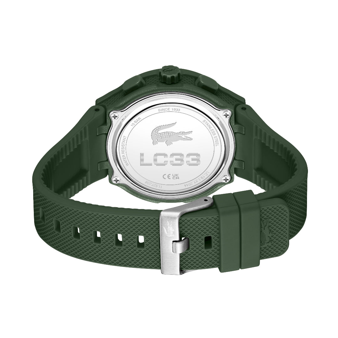 Reloj Lacoste LC33 Verde Analógico y Digital – 45 mm, 10 ATM