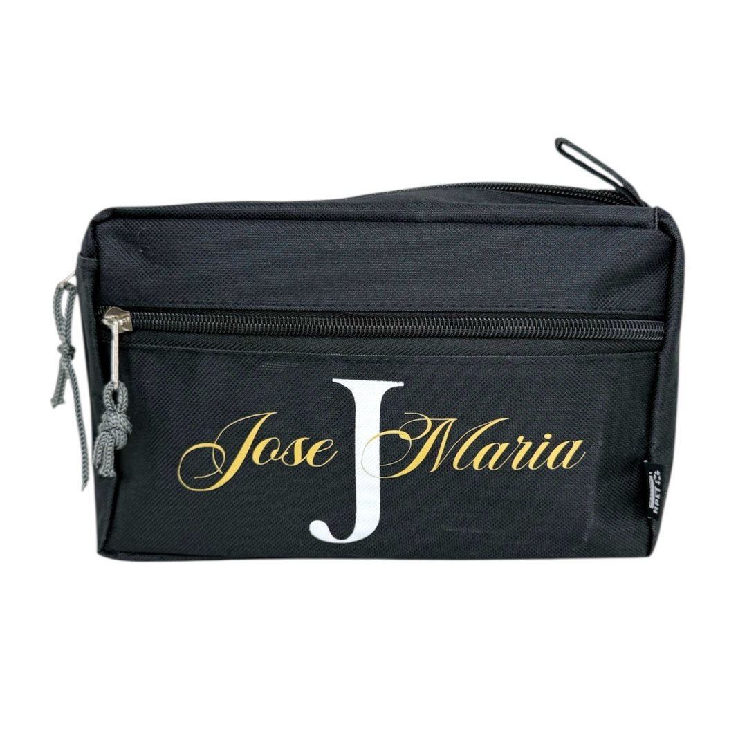 Neceser personalizado con nombre e inicial
