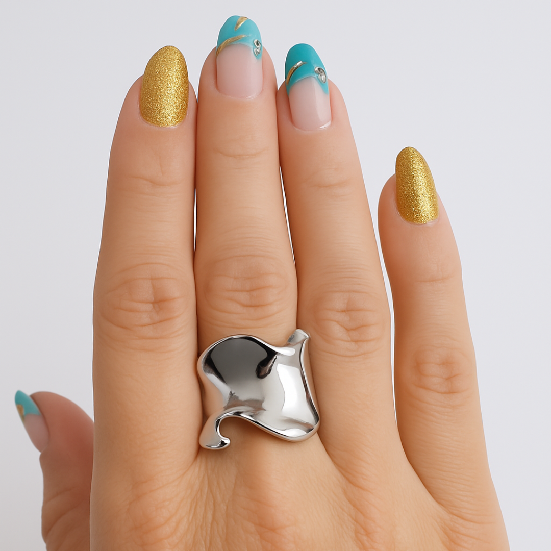 Anillo Mujer de Diseño Orgánico