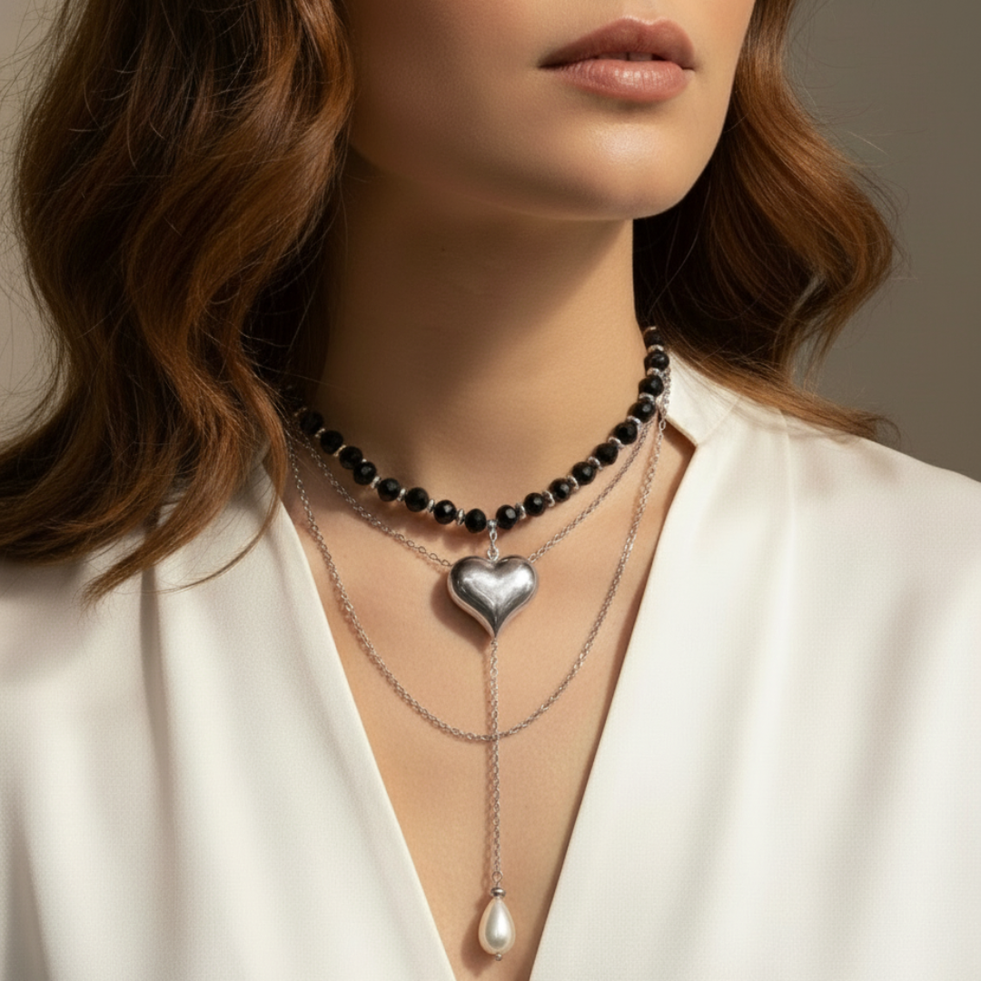 Gargantilla Corazón Noir