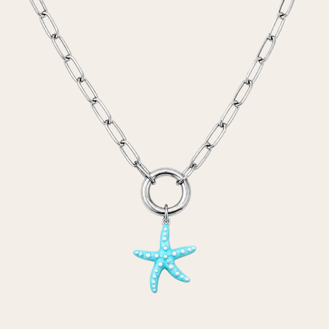 collar plateado eslabones fino de sfinge infinity