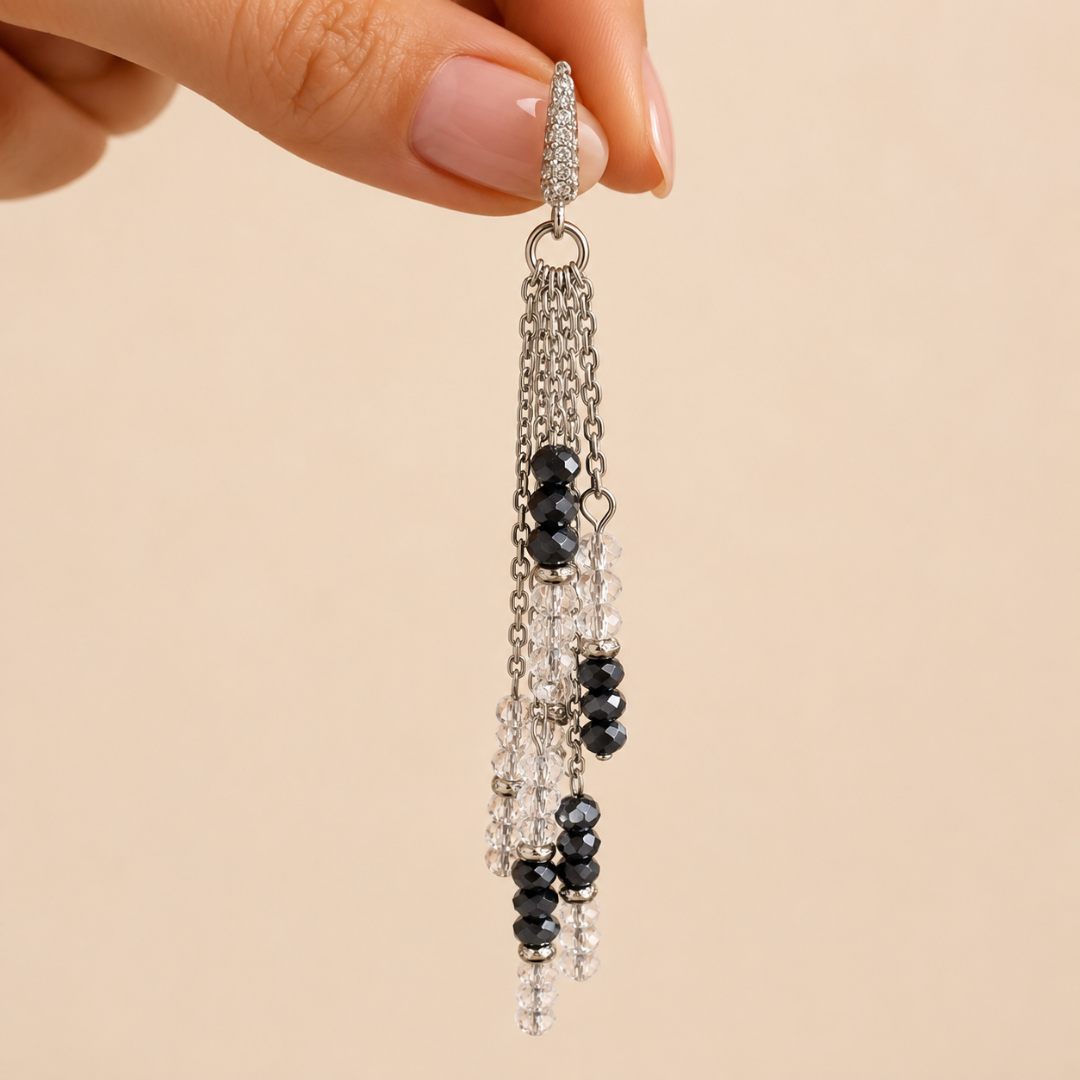Pendientes de cristal checo elegantes diseño sfinge