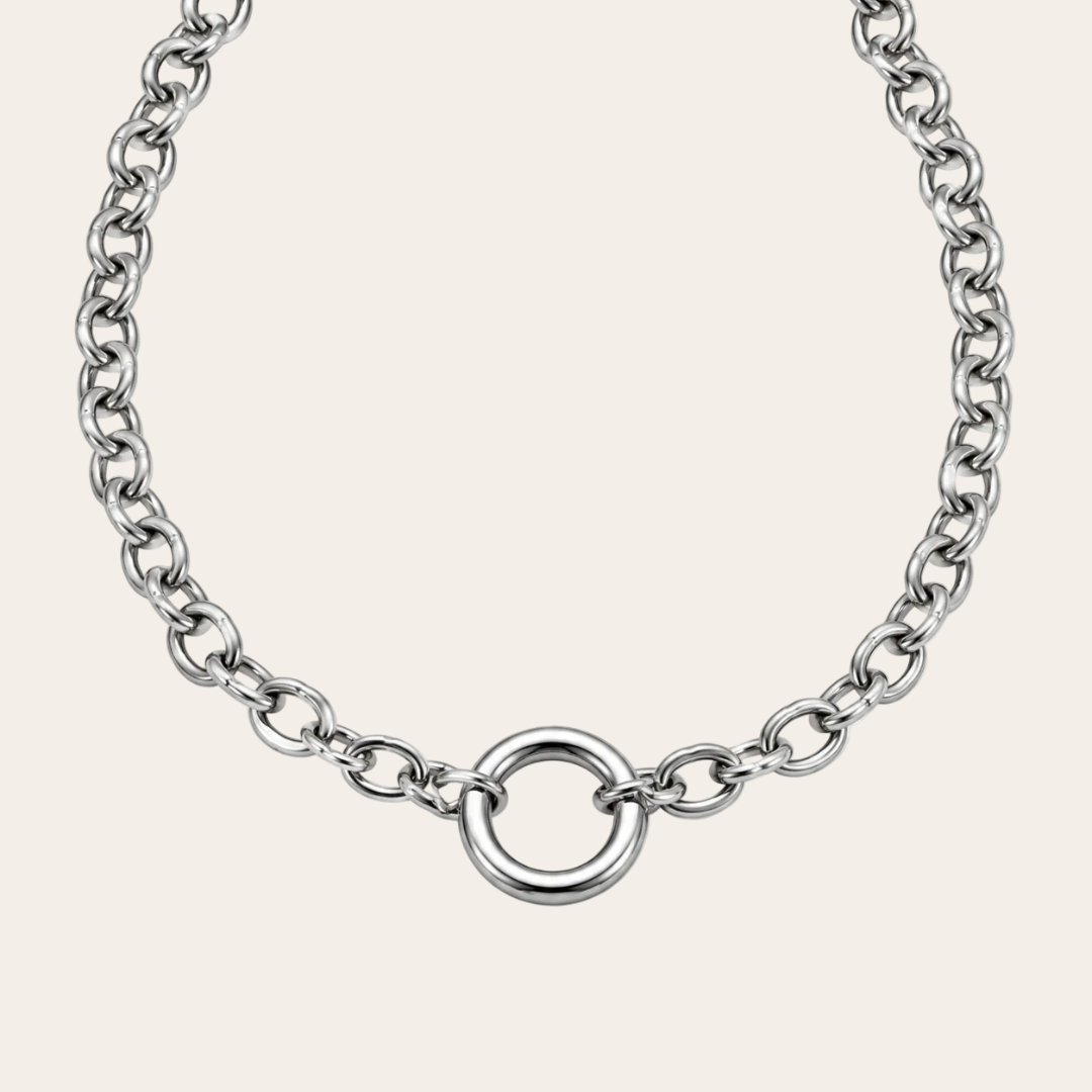 collar de rolo grueso de acero inoxidable sfinge