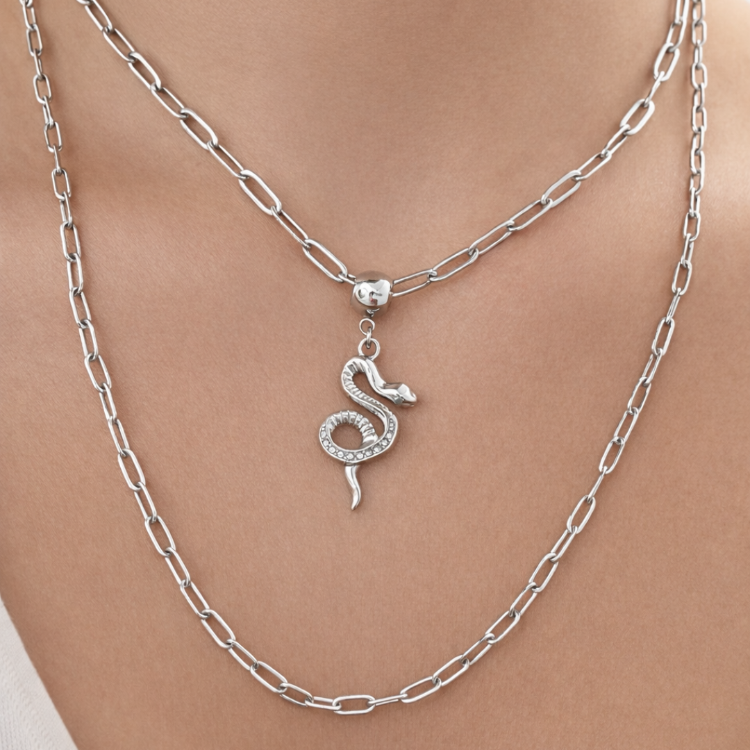 Gargantilla DOBLE SERPIENTE