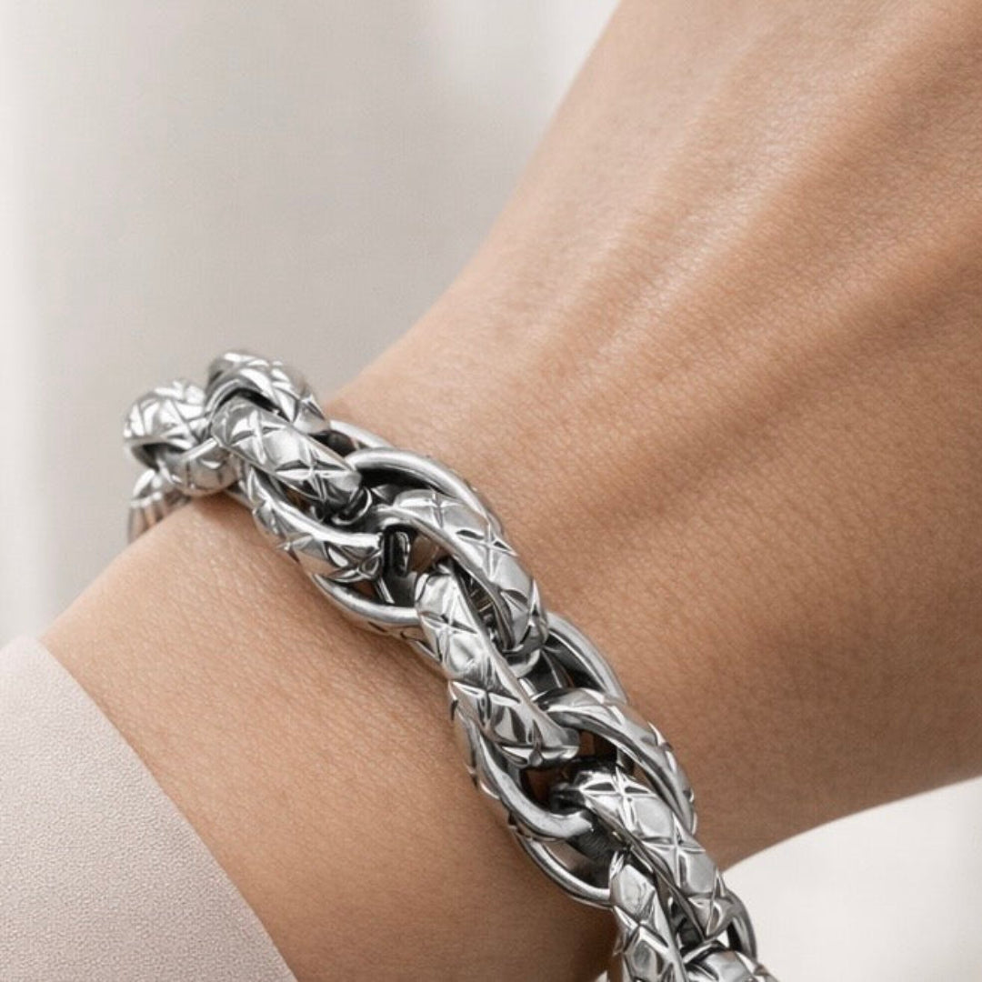 pulsera de acero inoxidable de sfinge