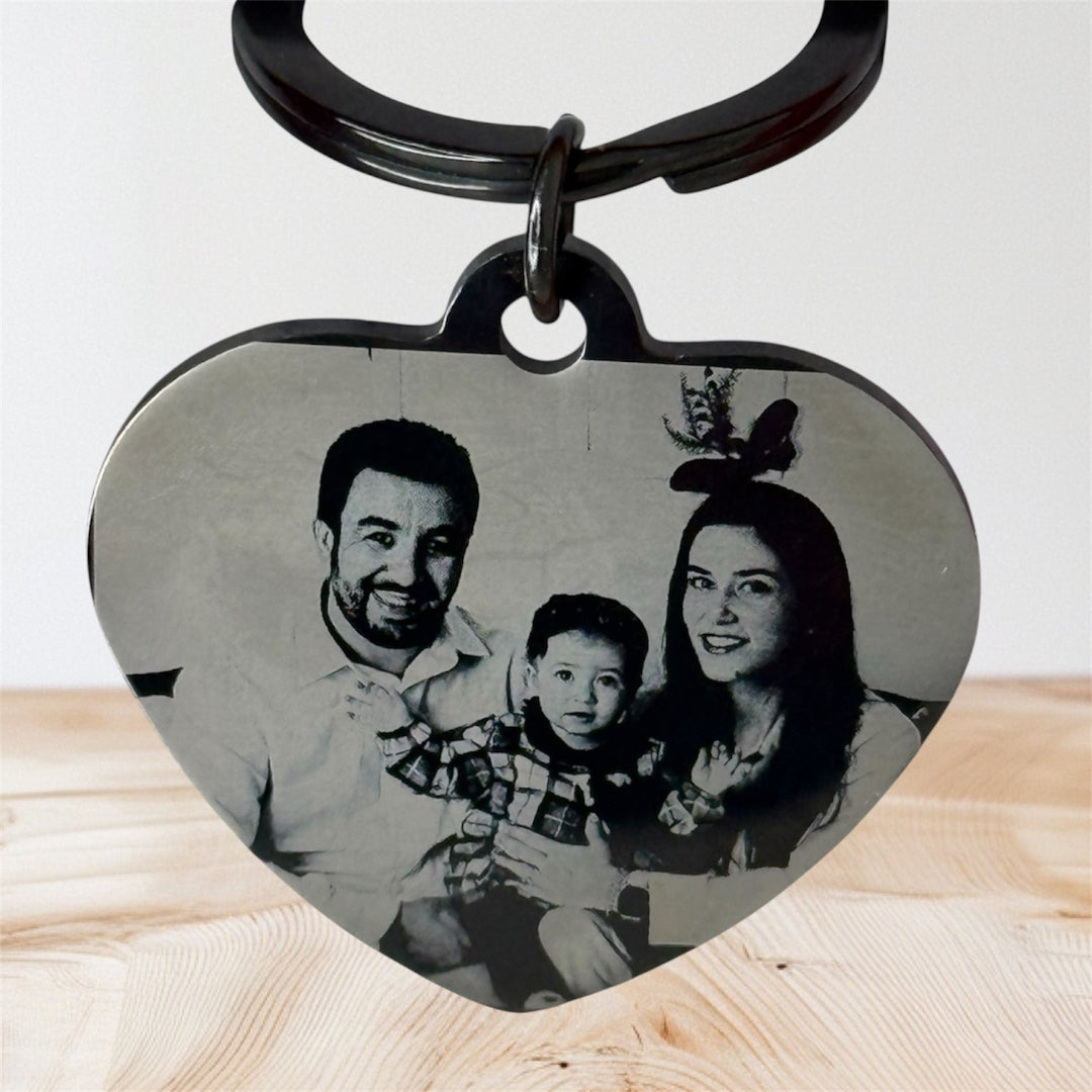 llavero con fotograbado