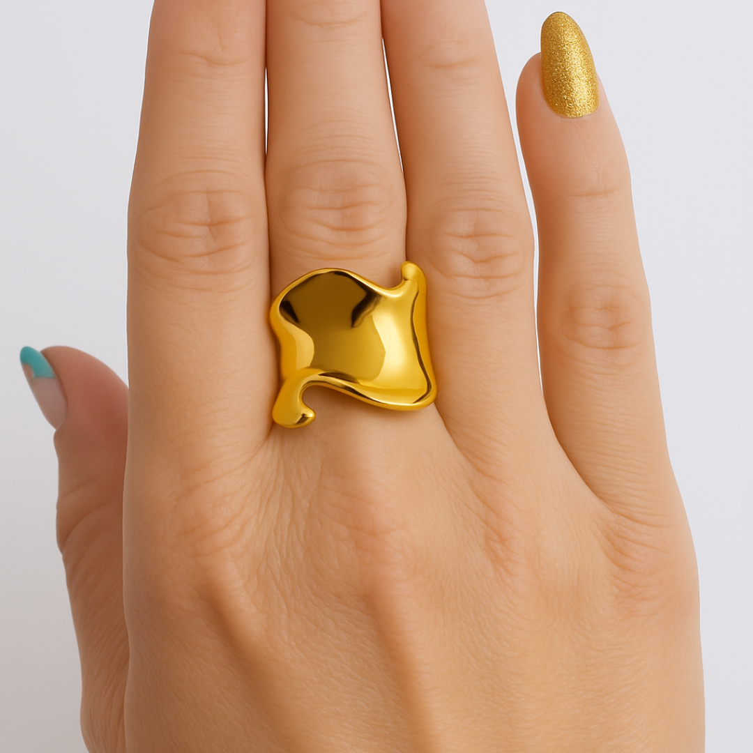 Anillo Mujer de Diseño Orgánico