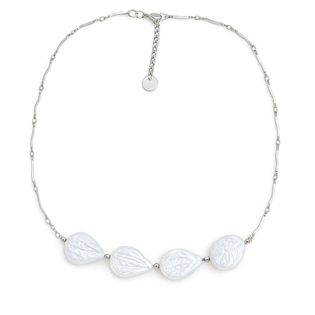 Joya exclusiva con perlas barrocas de agua dulce – Colección Aurora