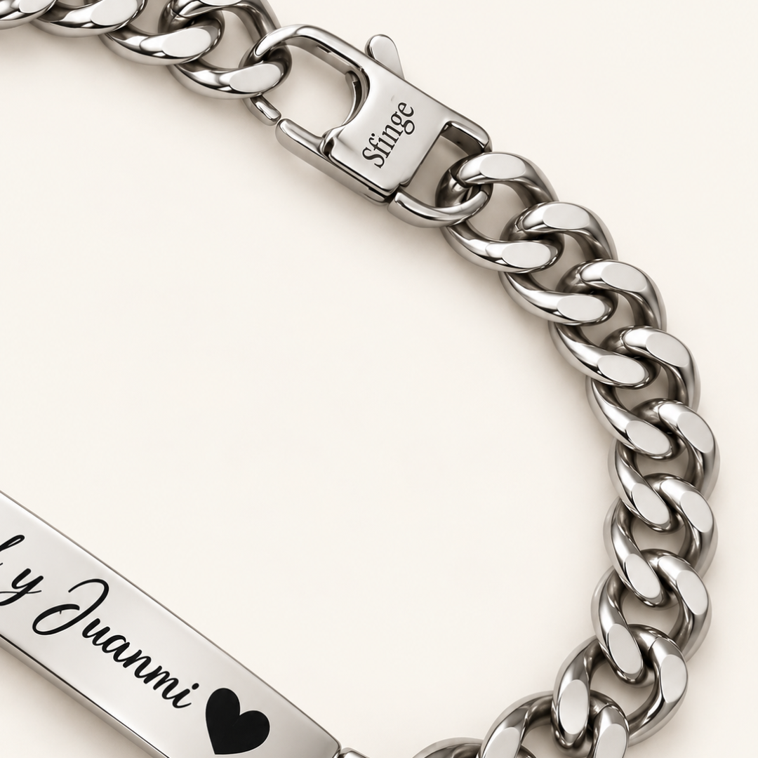 Exclava de acero inoxidable personalizada de sfinge joyas