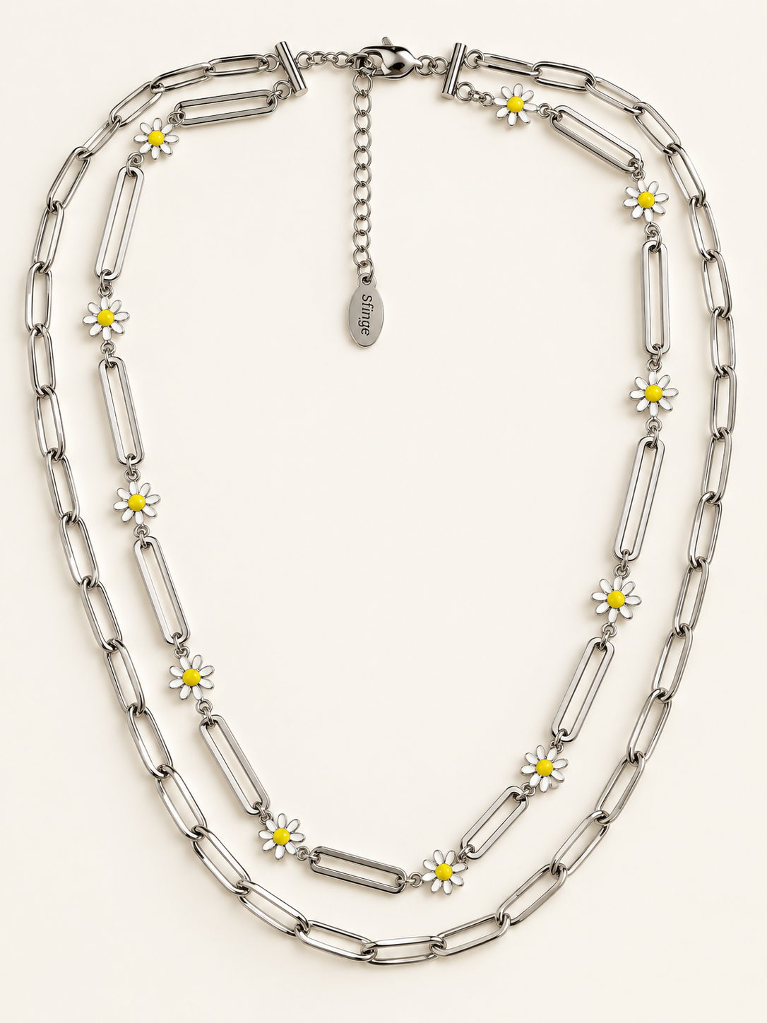 Collar doble margaritas