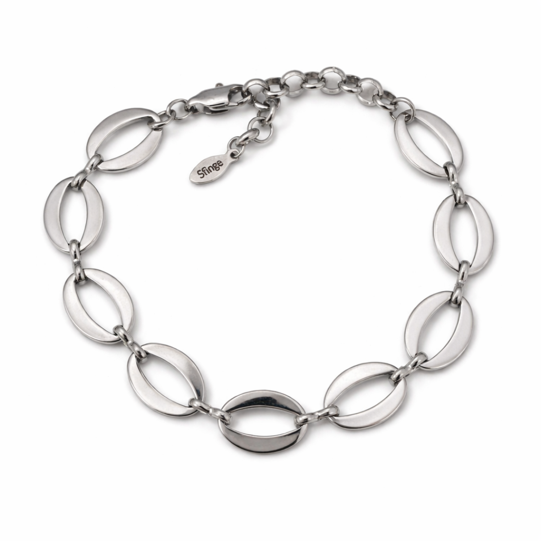 Pulsera acero sfinge infinity