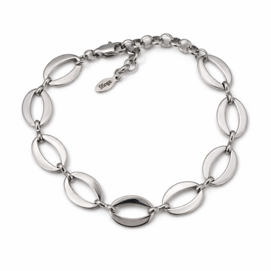 Pulsera acero sfinge infinity