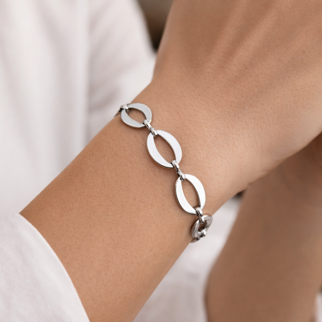 Pulsera Mix de Aros Planos | Sfinge Infinity