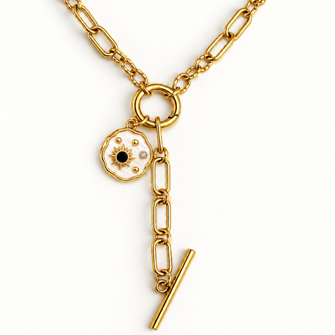 Charm Solaris plateado o dorado