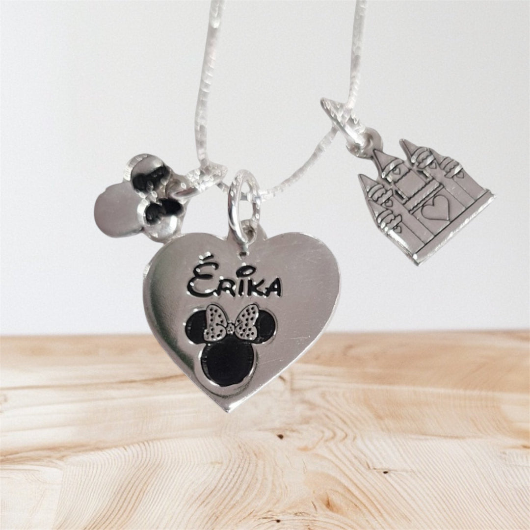 Gargantilla Personalizable Mini y Castillo – Regalo Mágico y Especial