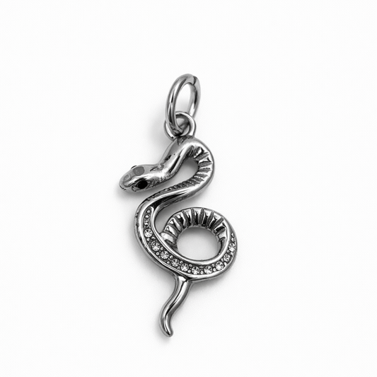 Charm Serpiente con Circonitas