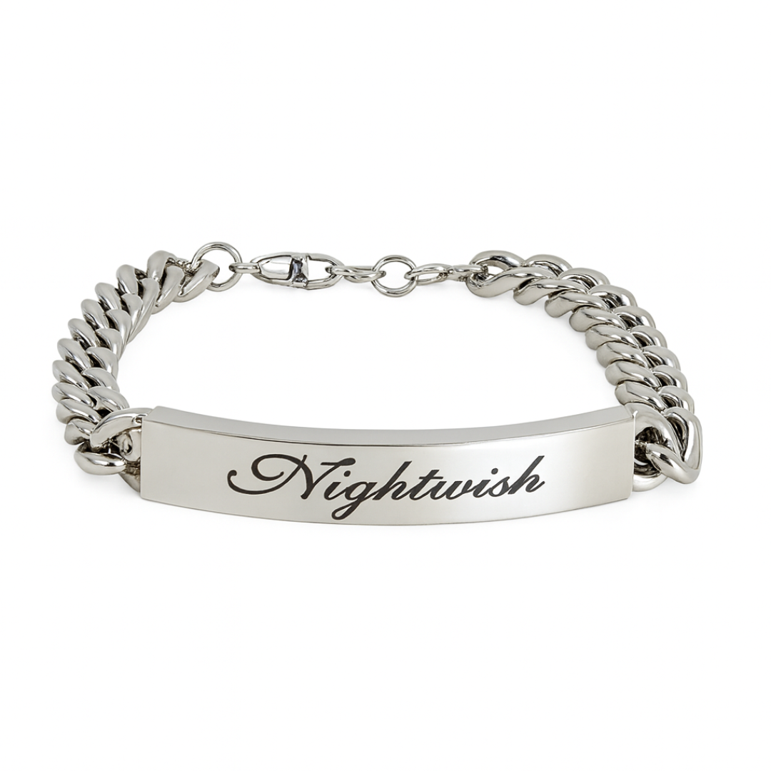 Pulsera Personalizada con Nombre o Fecha – Diseño Masculino