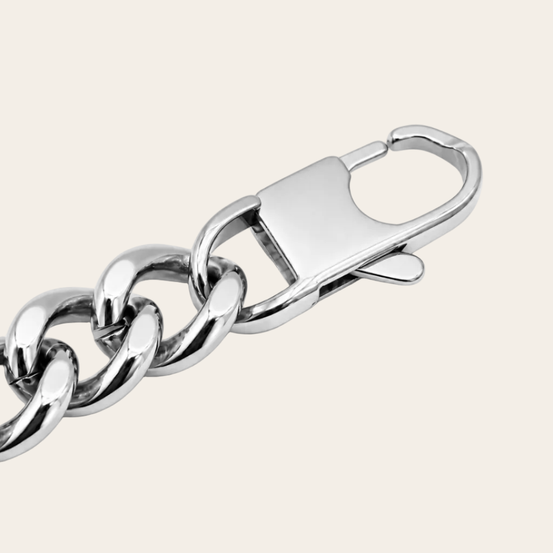 Pulsera de hombre personalizada Sfinge con cierre premium