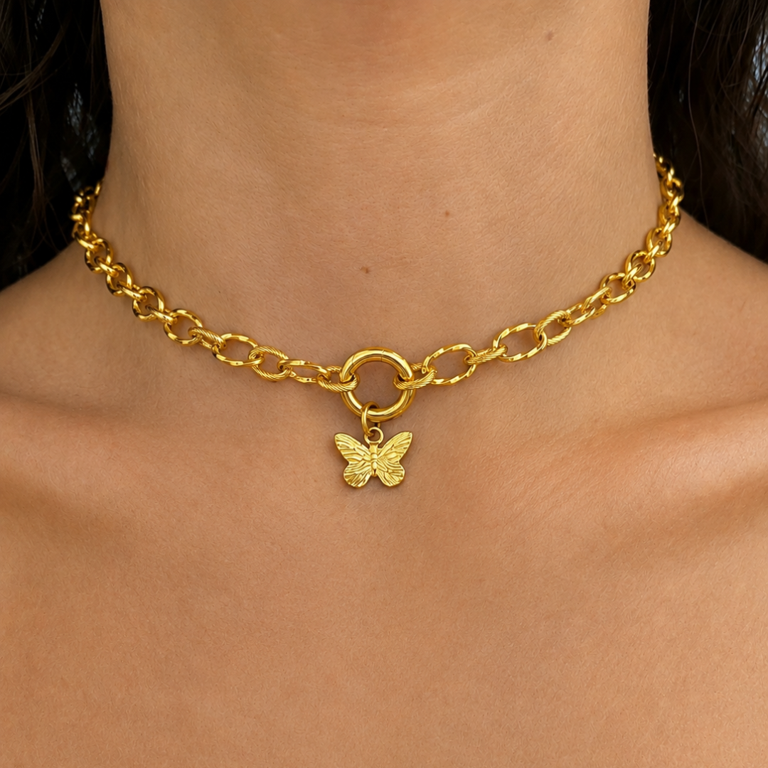 Conjunto Gargantillas Boreal e Infinity con Charms