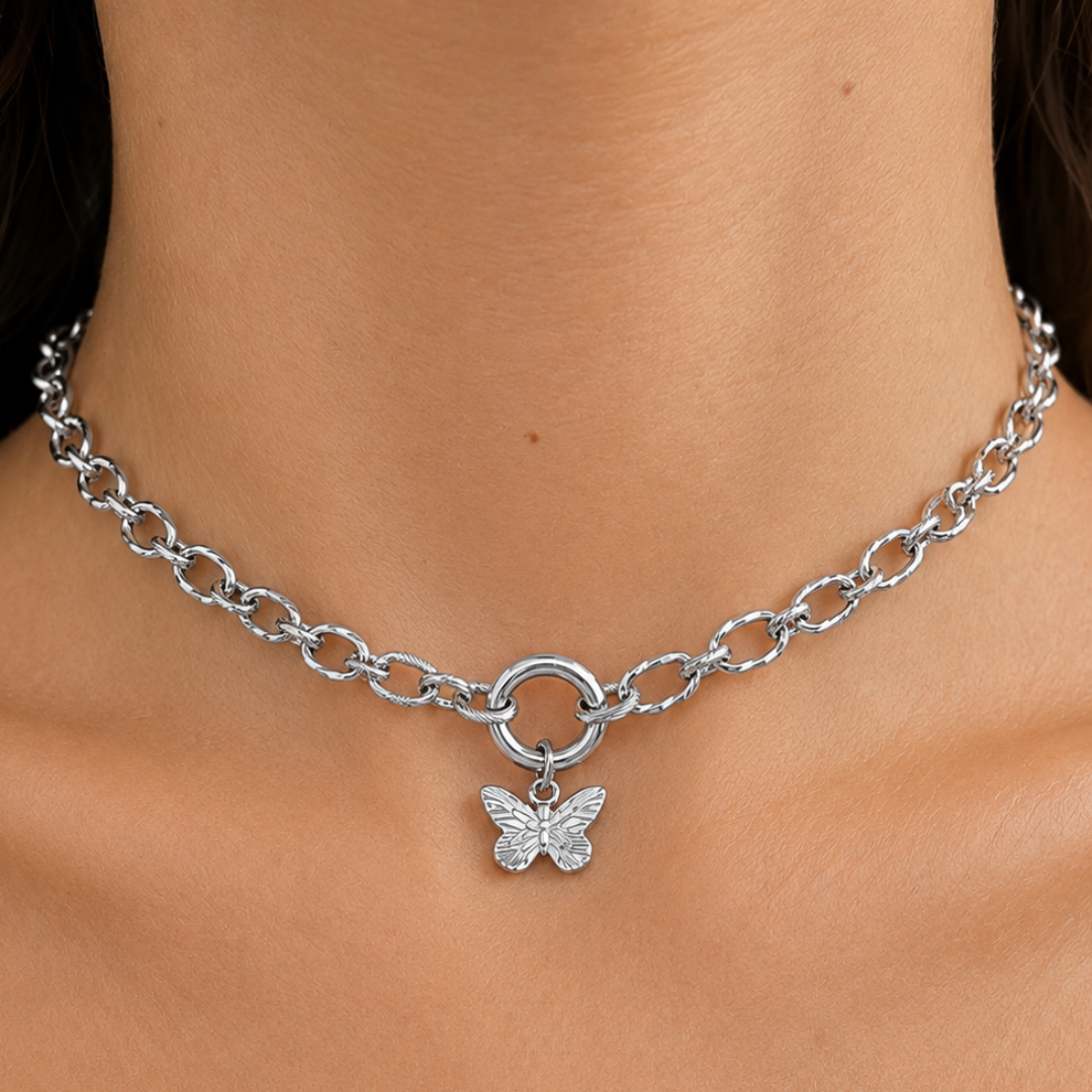 Conjunto Gargantillas Boreal e Infinity con Charms