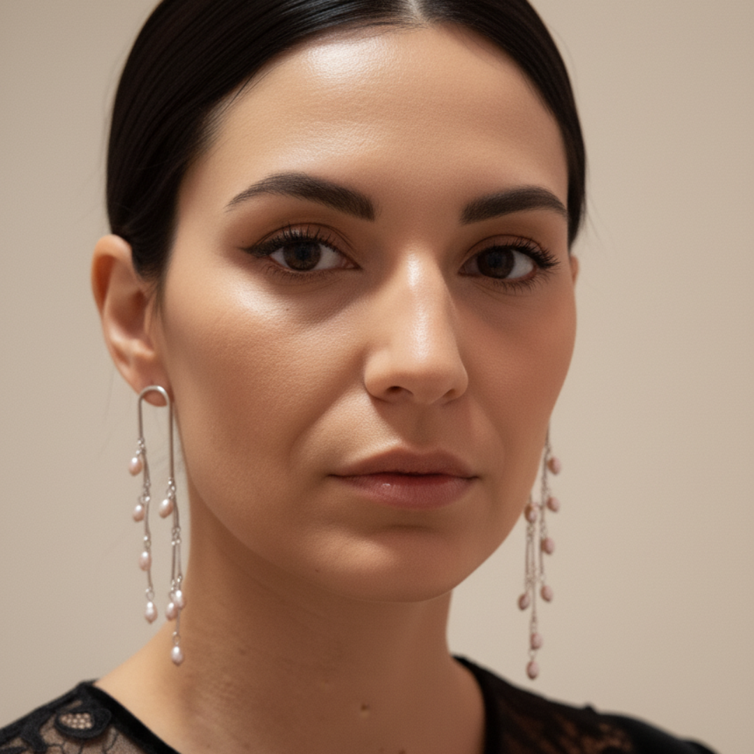 Pendientes Cascada de Perlas – Sfinge