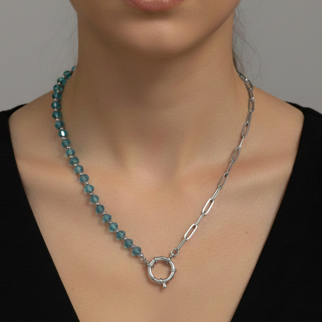 Gargantilla Corazón o Perla de nacar