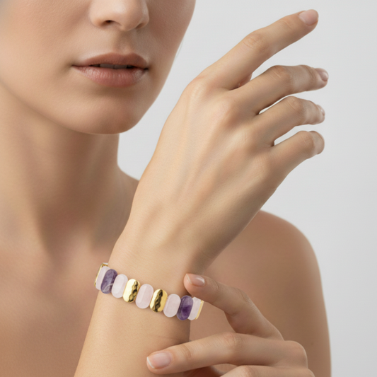 Pulsera con Piedras Semipreciosas